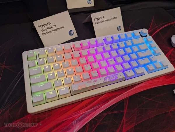 HyperX на выставке CES 2024 показала: Alloy Rise 75, HyperX Cloud Mini, Pulsefire Haste 2 Mini и наборы панелей Slick