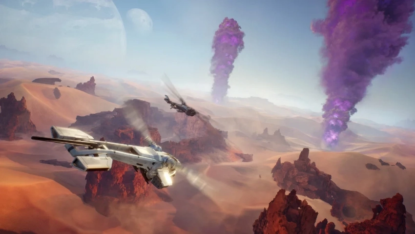 В Dune: Awakening получится использовать ракеты во время воздушного боя