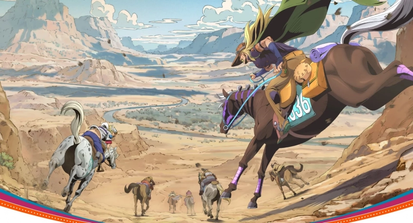 Аниме-сериал JoJo's Bizarre Adventure продолжится перезапуском Steel Ball Run