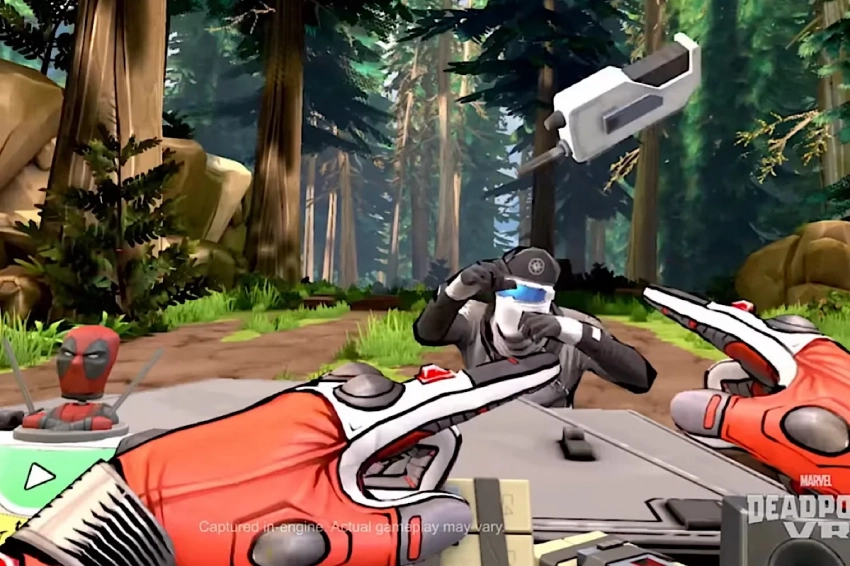 Показали геймплей VR-игры про Дэдпула