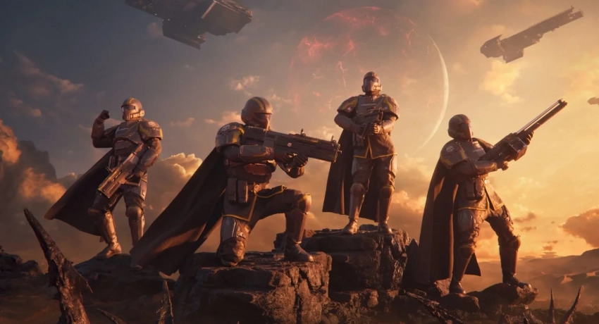 Игроки Helldivers 2 получили памятный плащ — но не тот