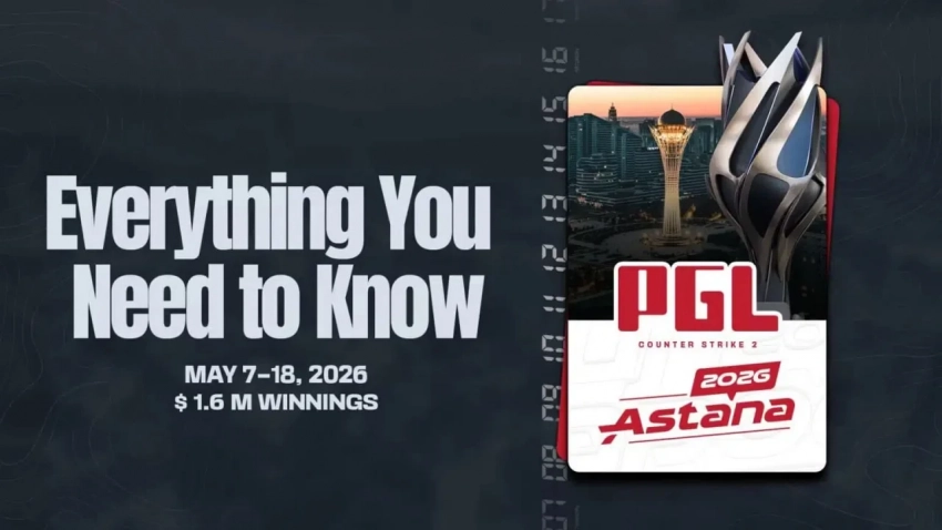 PGL Astana 2026: турнир по Counter-Strike 2 c призовым фондом в $1,6 млн